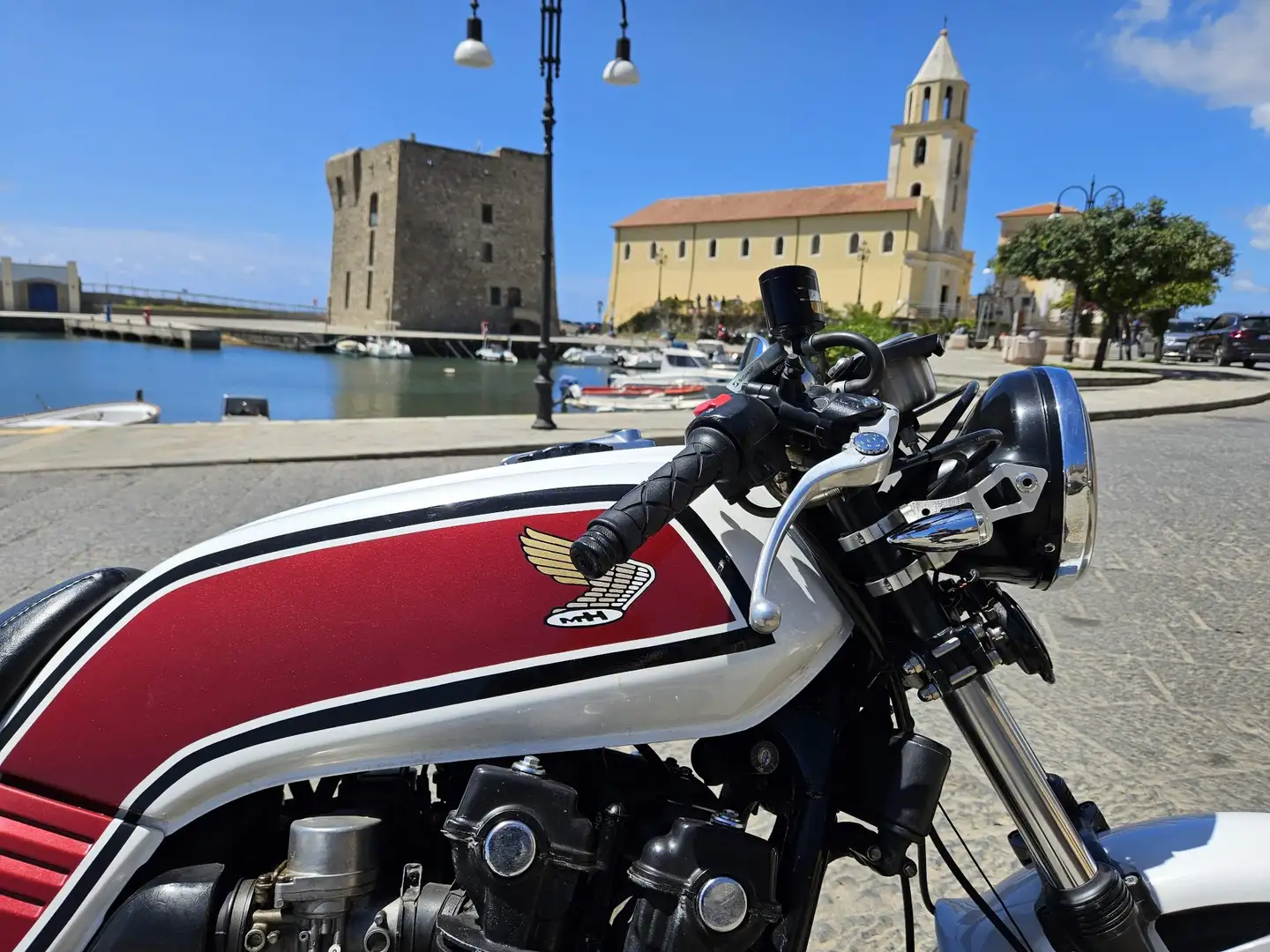 Honda CB 900 motore Cb 1100 super bol d'or cafè racer Blanco - 1
