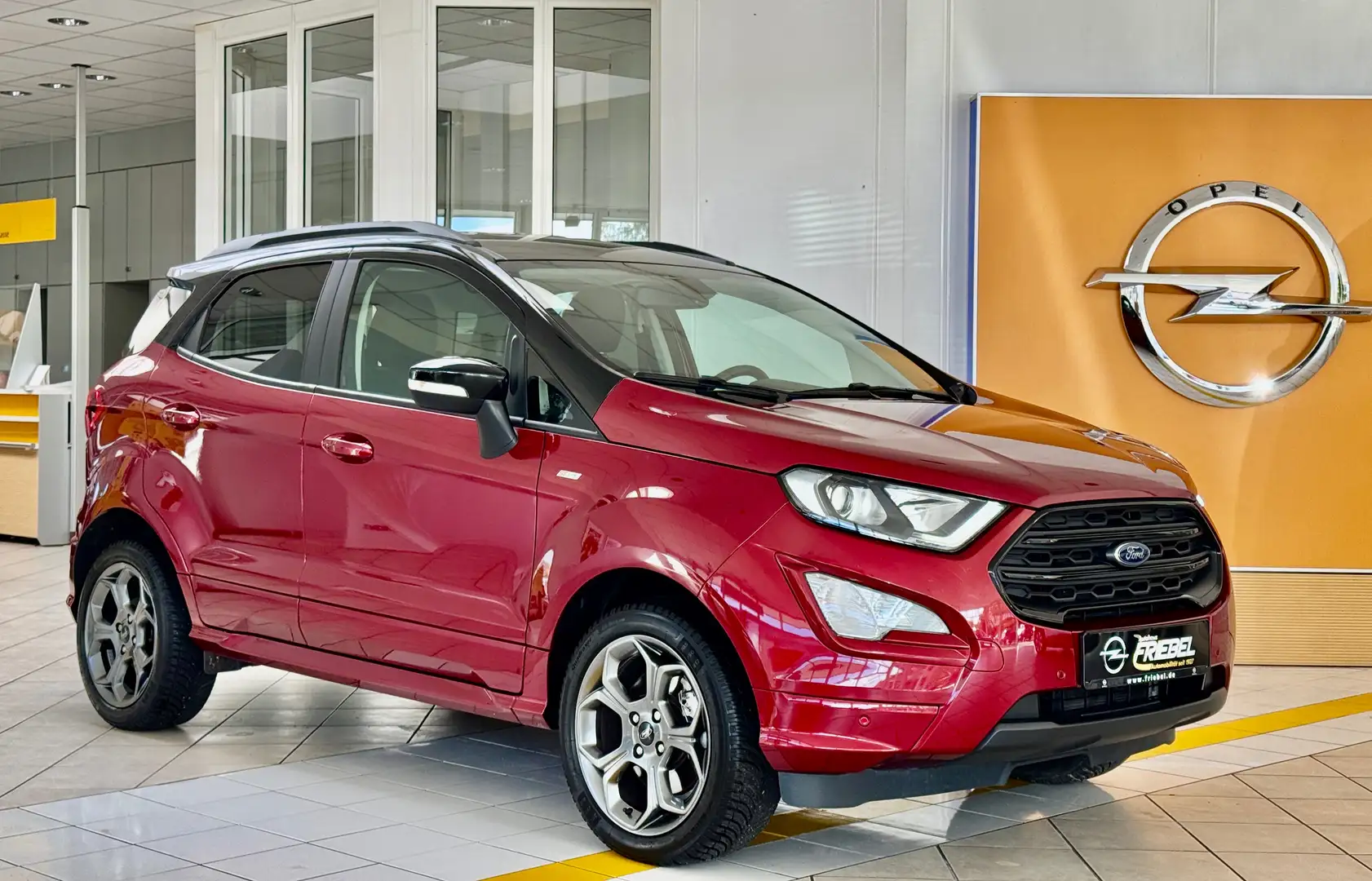 Ford EcoSport ST-Line/Sitzh/Allwett/Navi/Telef/2xParkp/Klimaaut. Rot - 1