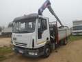 Iveco Eurocargo 120e21 cassone con gru-cestello Blanc - thumbnail 1