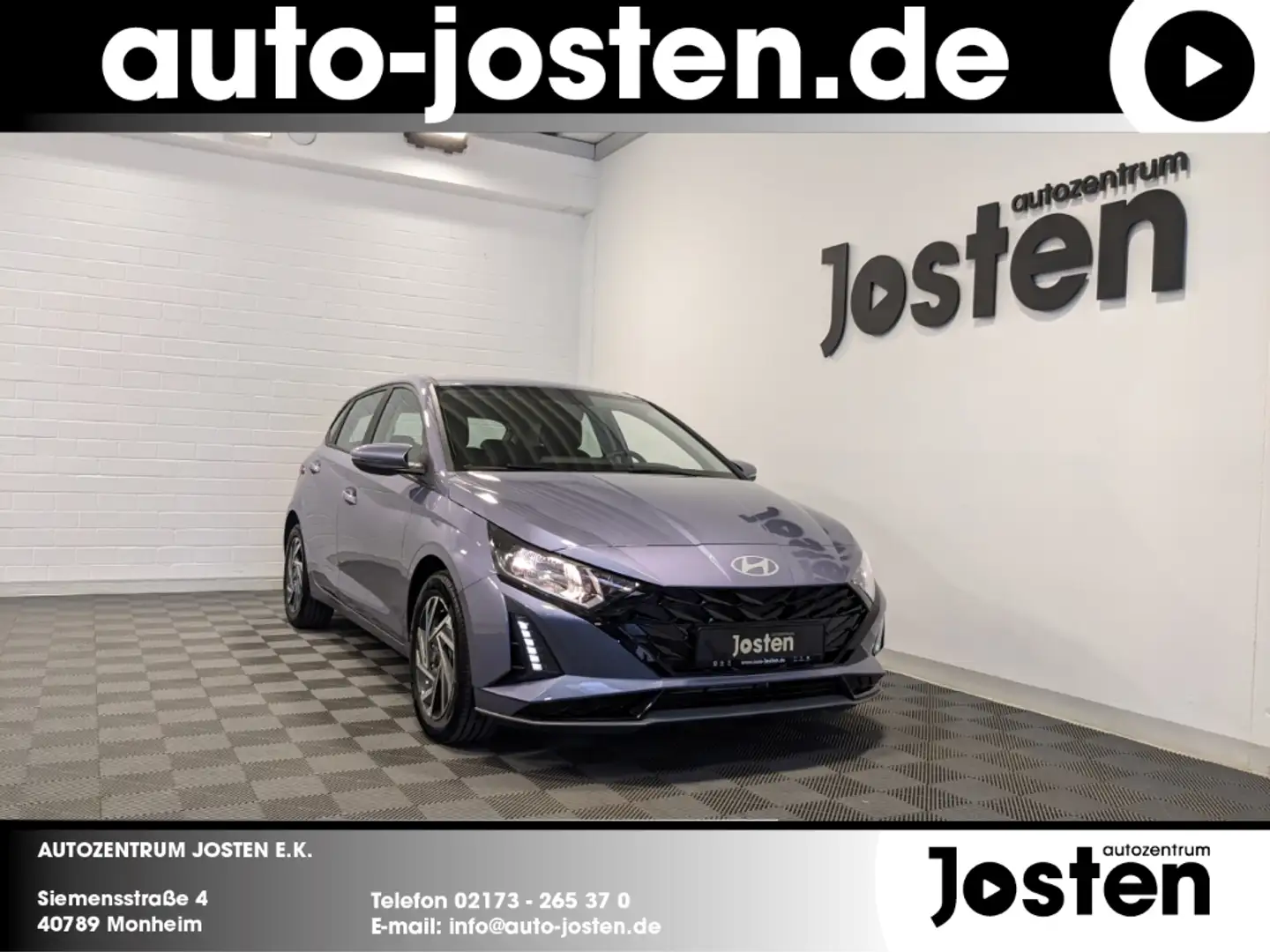 Hyundai i20 1.0 T-GDI DCT Navi SHZ PDC RFK LED Virtual Blau - 1