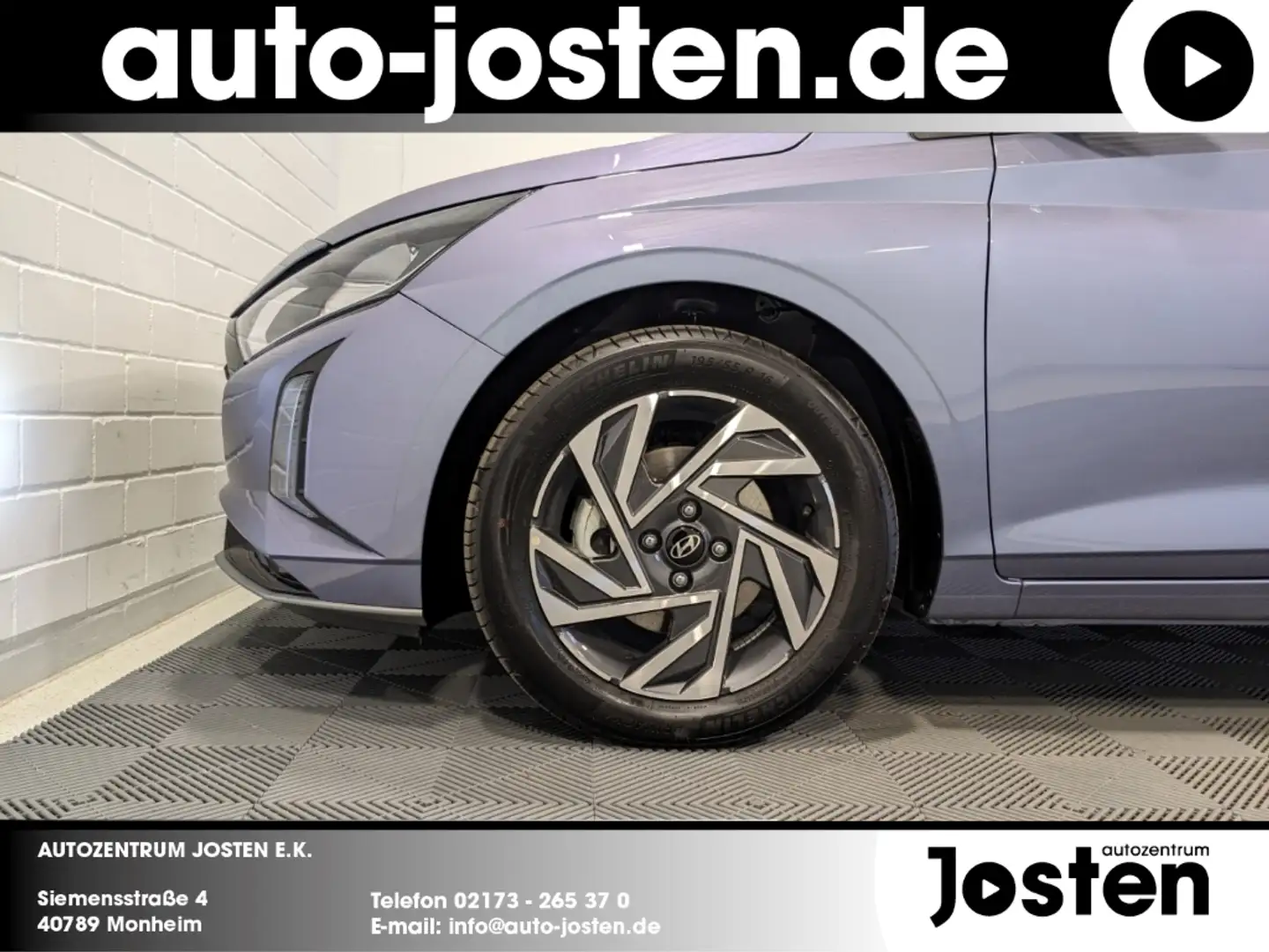 Hyundai i20 1.0 T-GDI DCT Navi SHZ PDC RFK LED Virtual Blau - 2
