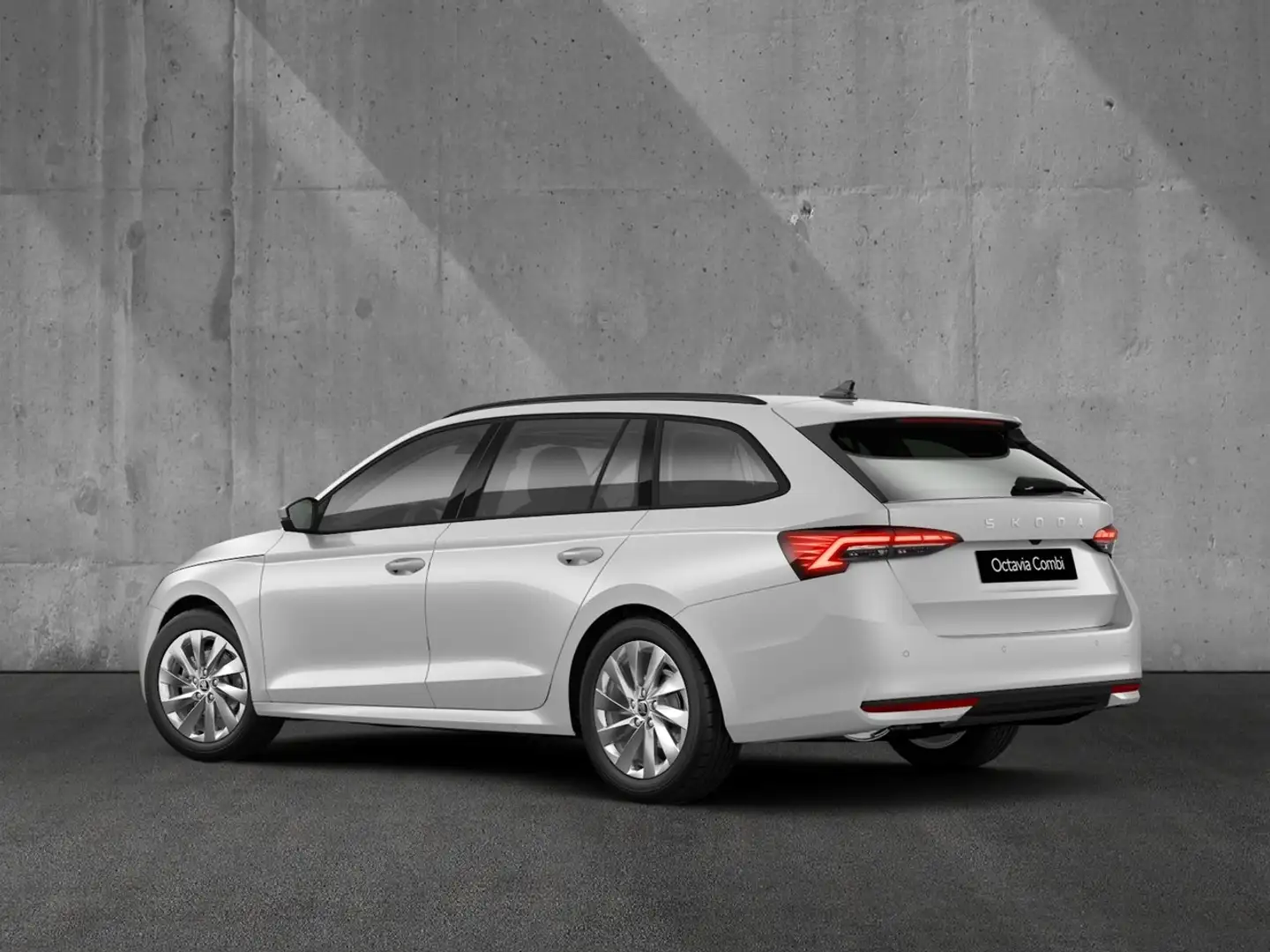 Skoda Octavia Combi 1.5 TSI Selection *LED*VC*DAB+*PDC Klima Wit - 2