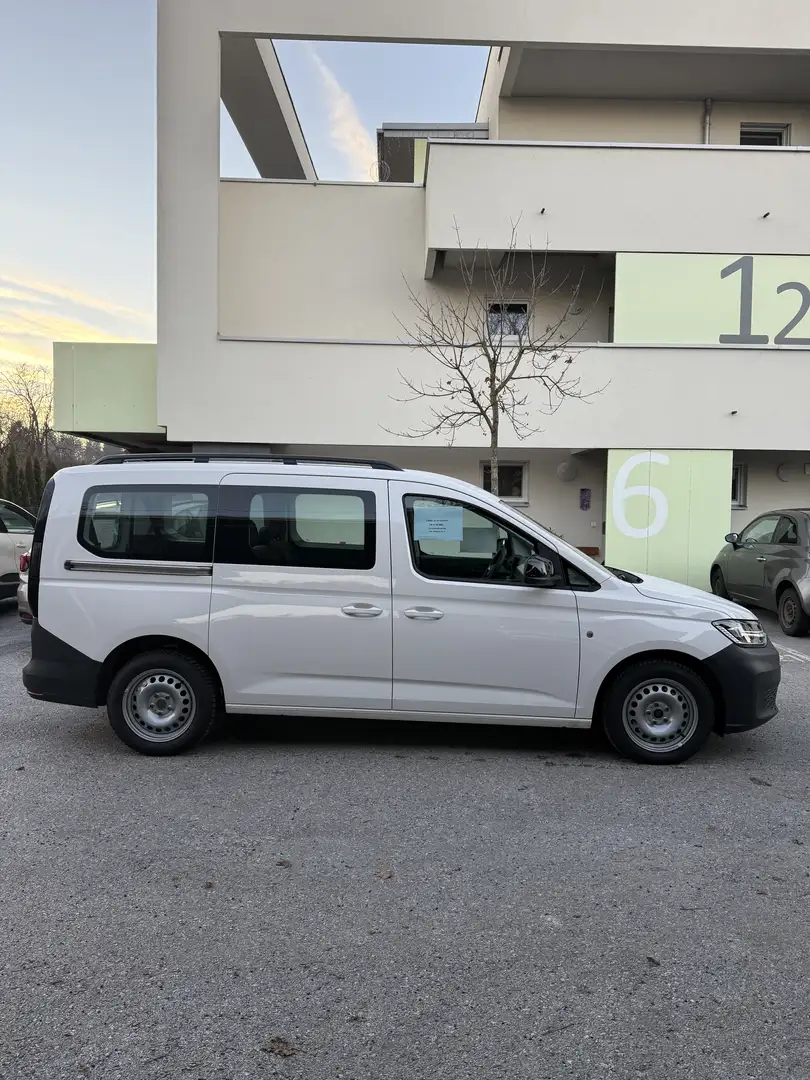 Volkswagen Caddy Maxi 2,0 TDI Weiß - 2