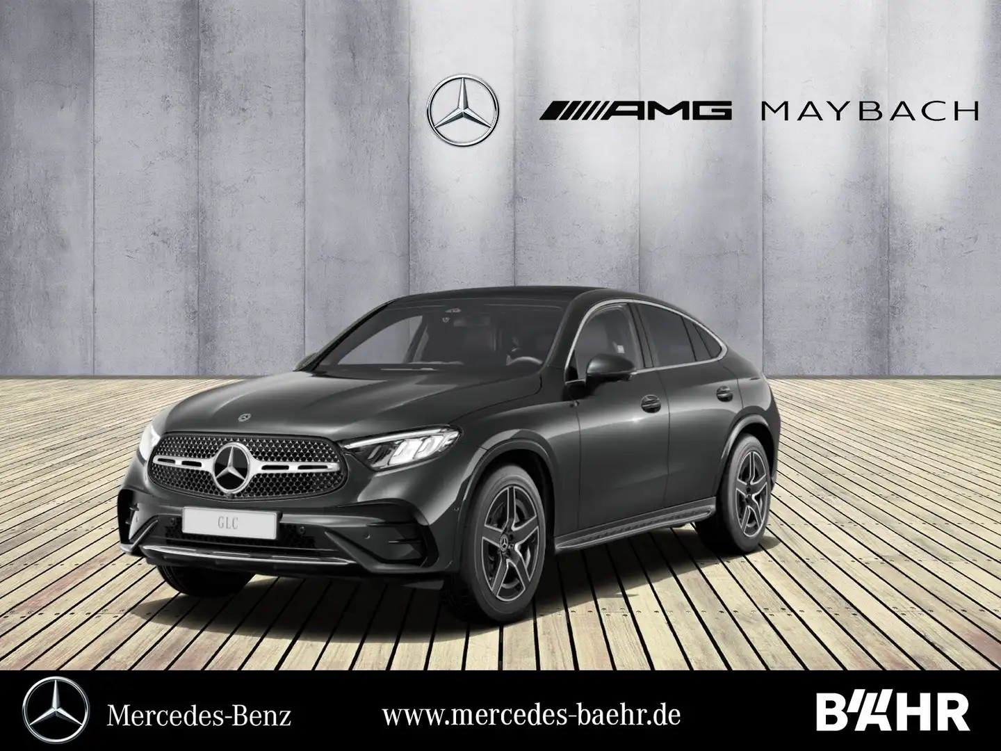 Mercedes-Benz GLC 300 GLC 300 d 4M Coupé AMG/Pano/AHK/Distronic/360° Grau - 1