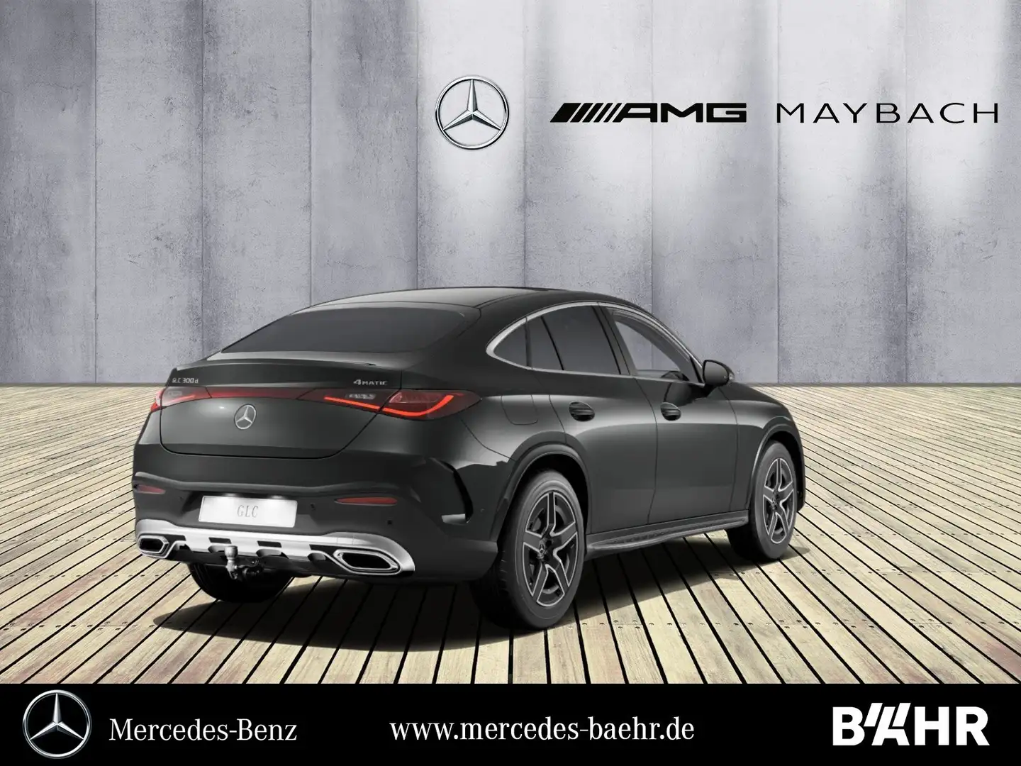 Mercedes-Benz GLC 300 GLC 300 d 4M Coupé AMG/Pano/AHK/Distronic/360° Grau - 2
