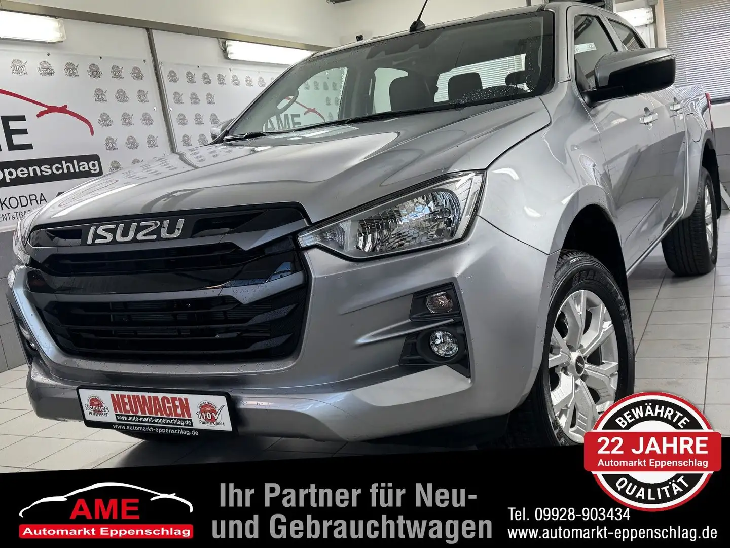 Isuzu D-Max Double Cab 4WD 6 A/T LS *BT|DAB|PDC|ACC* Srebrny - 1