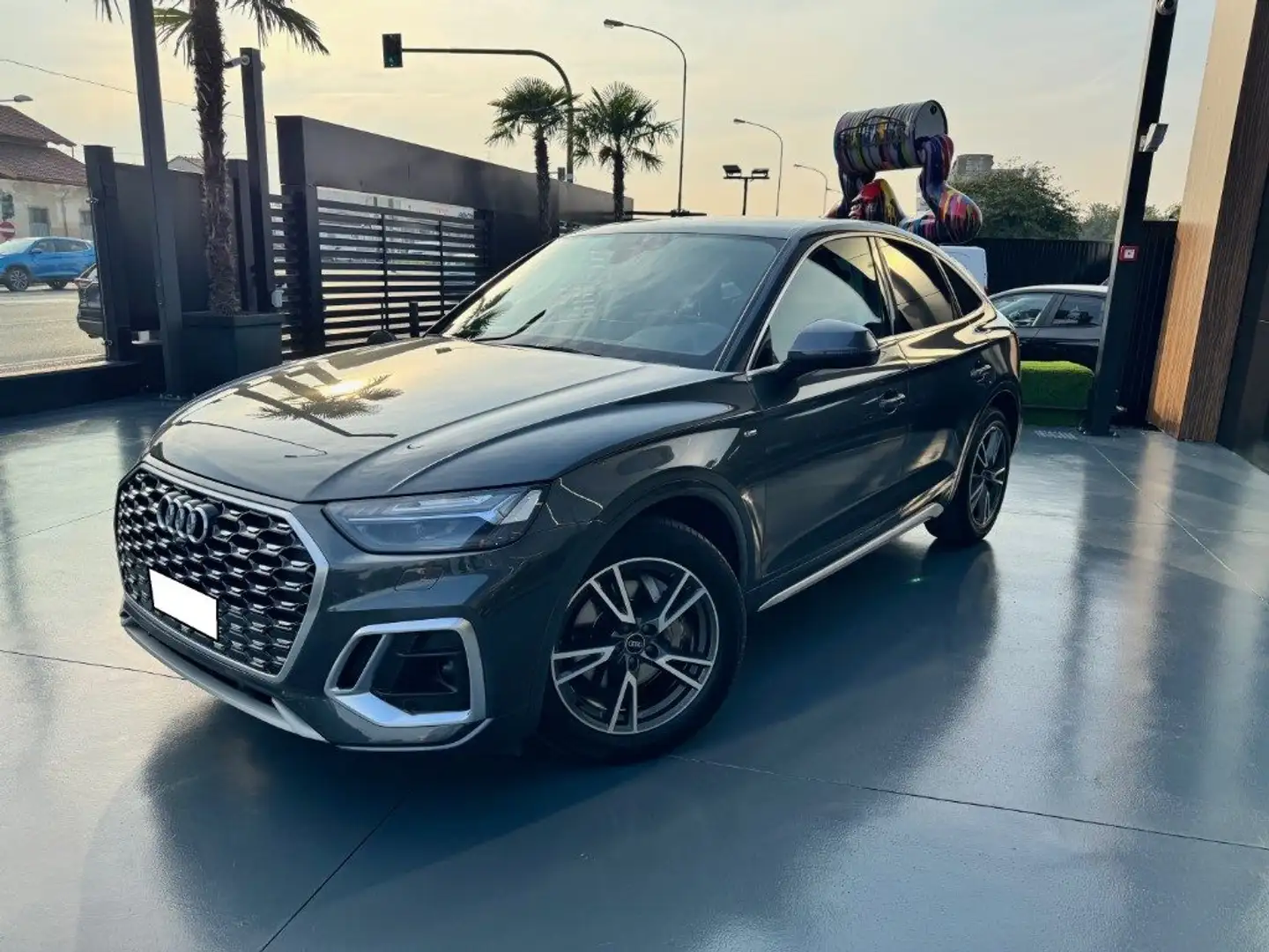 Audi Q5 SPB 35 TDI S tronic S line plus Grigio - 2