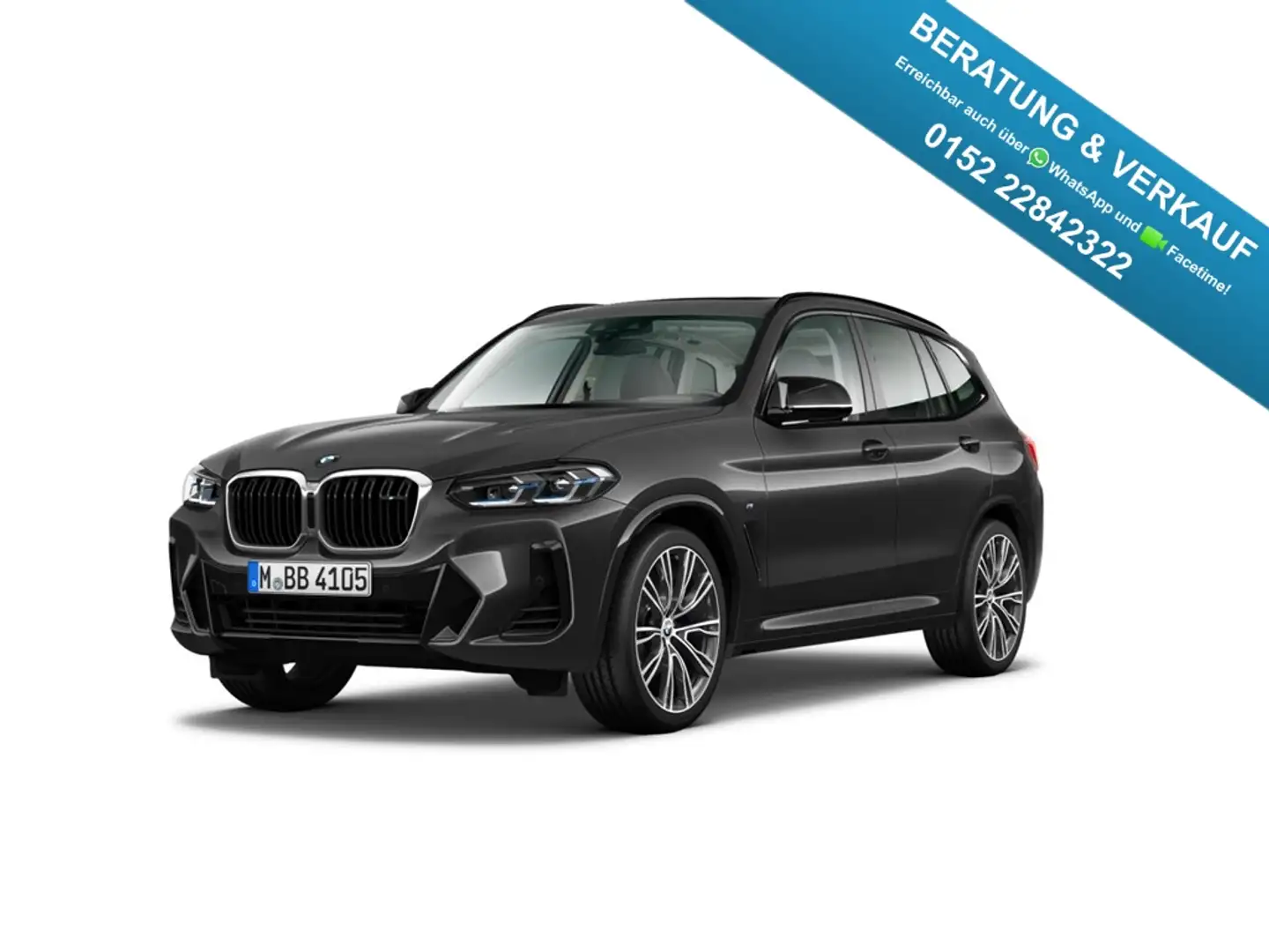 BMW X3 d 21'' AHK Pano HUD Laser Standh. Dri.Ass.Prof Grau - 1