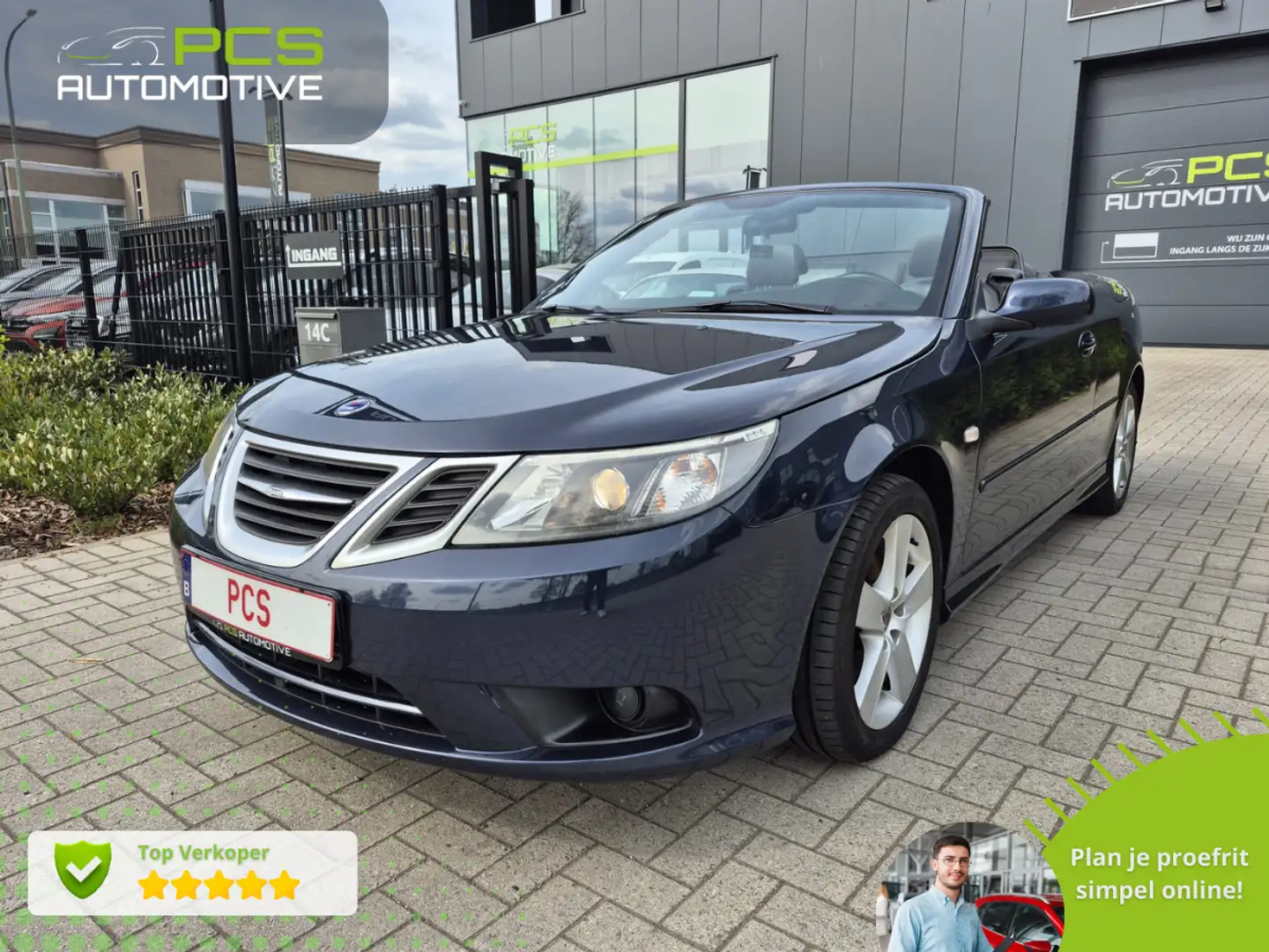 Saab 9-3 Cabriolet 1.9 TiD Linear / 12 maanden waarborg Blau - 1