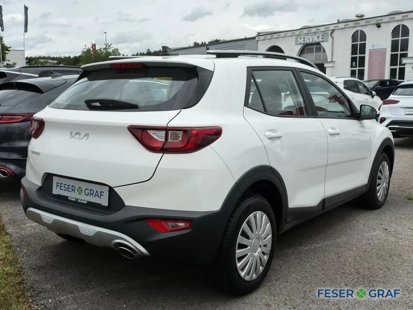 Kia Stonic 1.0T 100 VISION LED Navi Sitzhzg Tempomat Blanc - 2