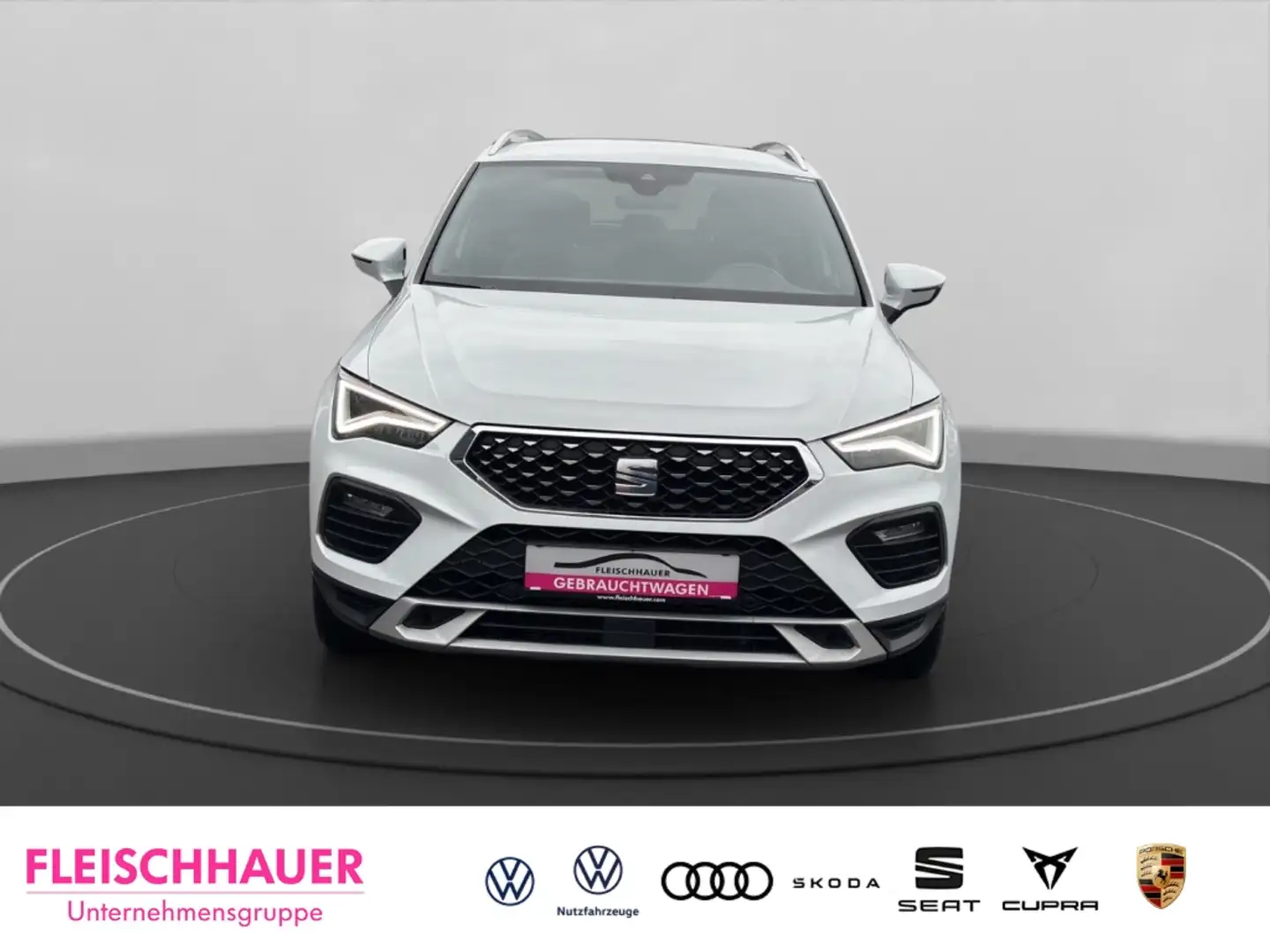 SEAT Ateca Xperience 1.5 DSG+SHZ+LED+NAVI+ACC+DAB Weiß - 2