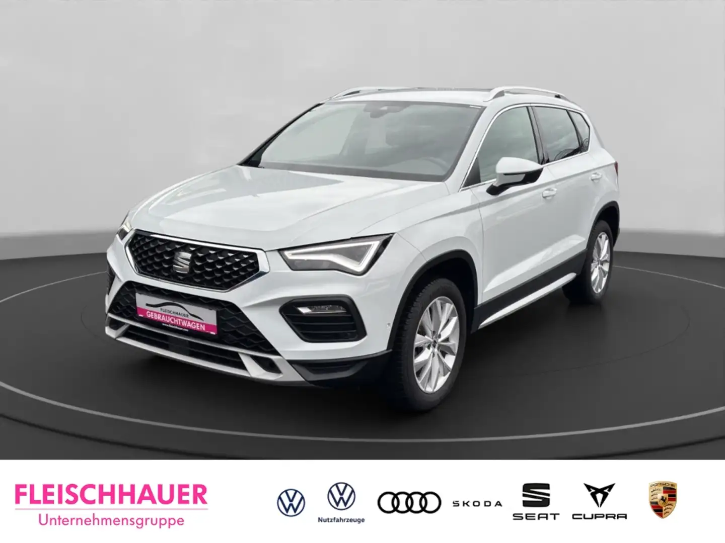 SEAT Ateca Xperience 1.5 DSG+SHZ+LED+NAVI+ACC+DAB Weiß - 1