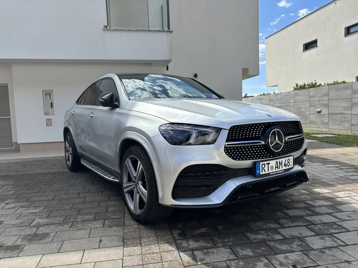 Mercedes-Benz GLE 350 GLE 350 d 4Matic Coupe AMG BURM Trittbrett Kamera Silber - 1