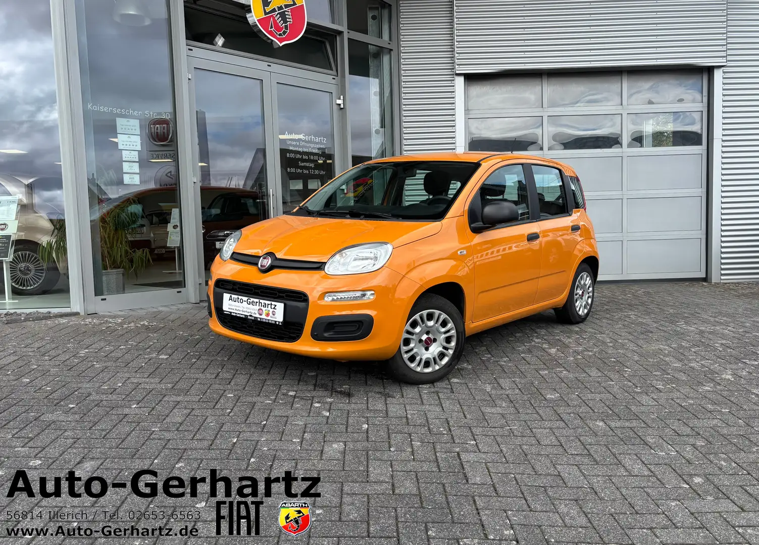 Fiat Panda Easy Nichtraucher/Klimaanlage/ABS Oranje - 1