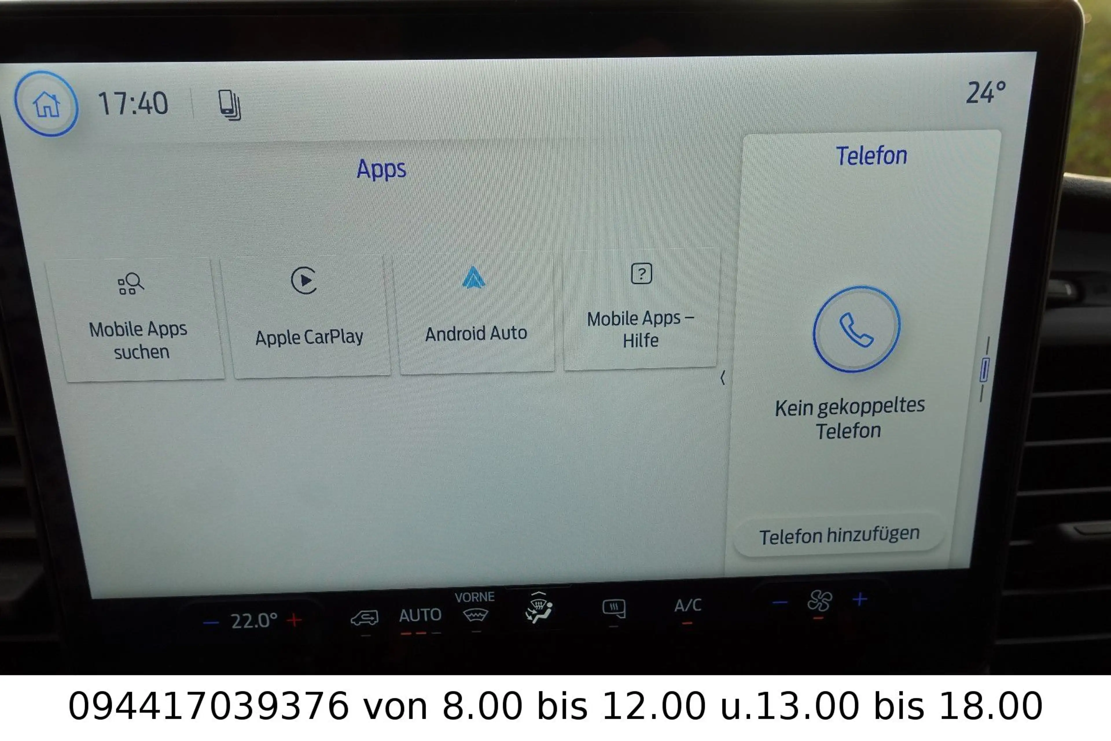 Ford Transit Kasten 350 L2 HWS KLIMAAUT. Garantieverl — photo 14