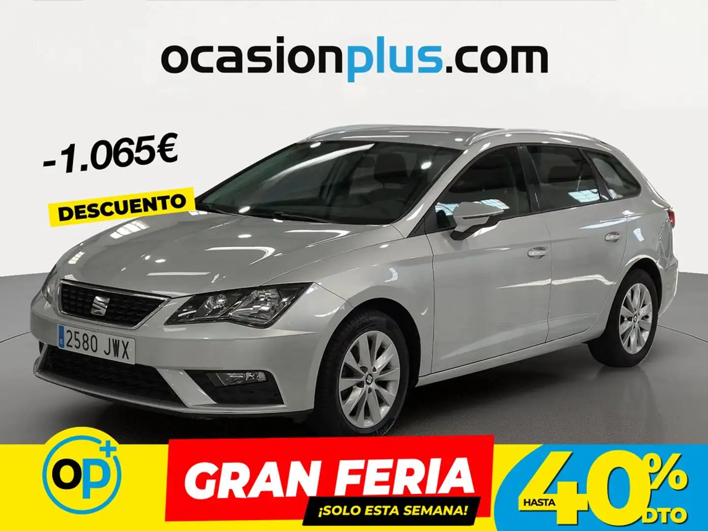 SEAT Leon ST 1.6TDI CR S&S Style 115 Gris - 1