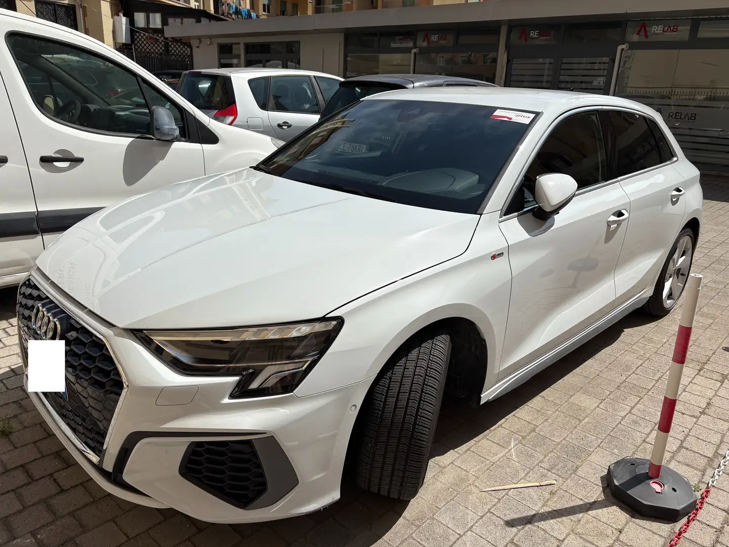 Audi A3 A3 Sportback 30 2.0 tdi S line edition s-tronic Blanc - 1