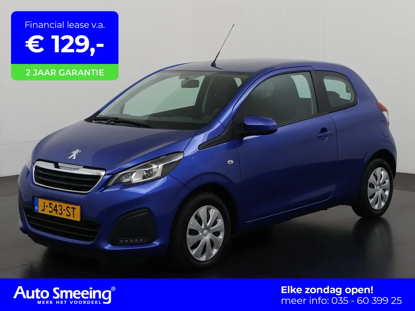 Peugeot 108 1.0 e-VTi Active | Airco | 12 mnd Garantie | Blauw - 1
