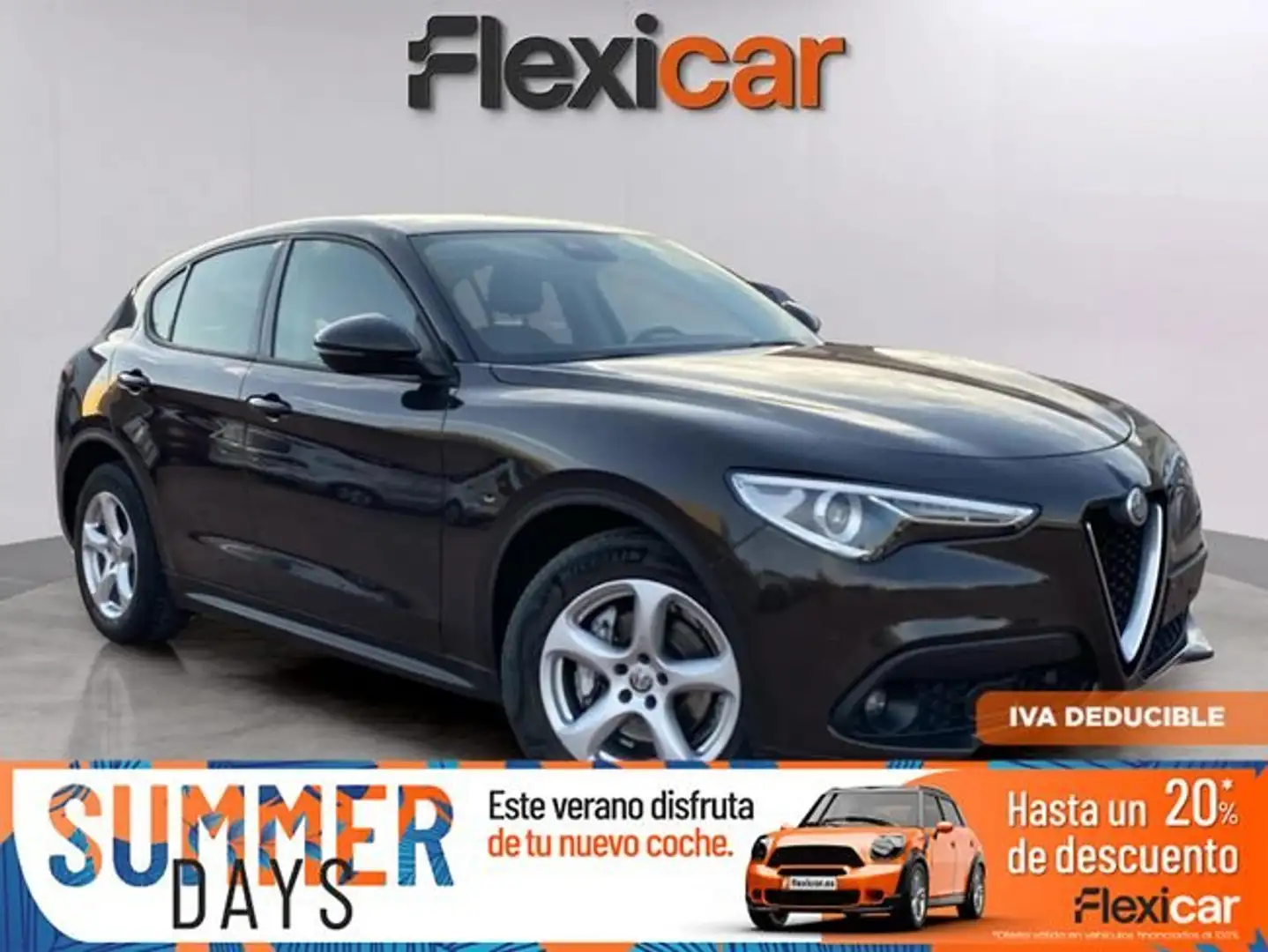 Alfa Romeo Stelvio 2.2+Di%C3%A9sel+110kW+%28150CV%29++RWD Marrón - 1