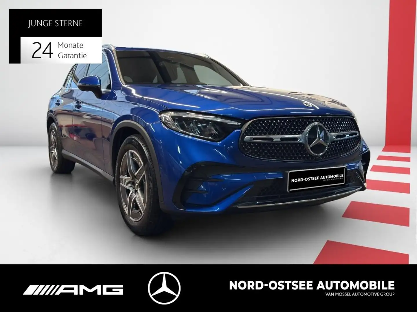 Mercedes-Benz GLC 300 d 4M AMG MBUX SHZ TOTWINKEL LED Blau - 2