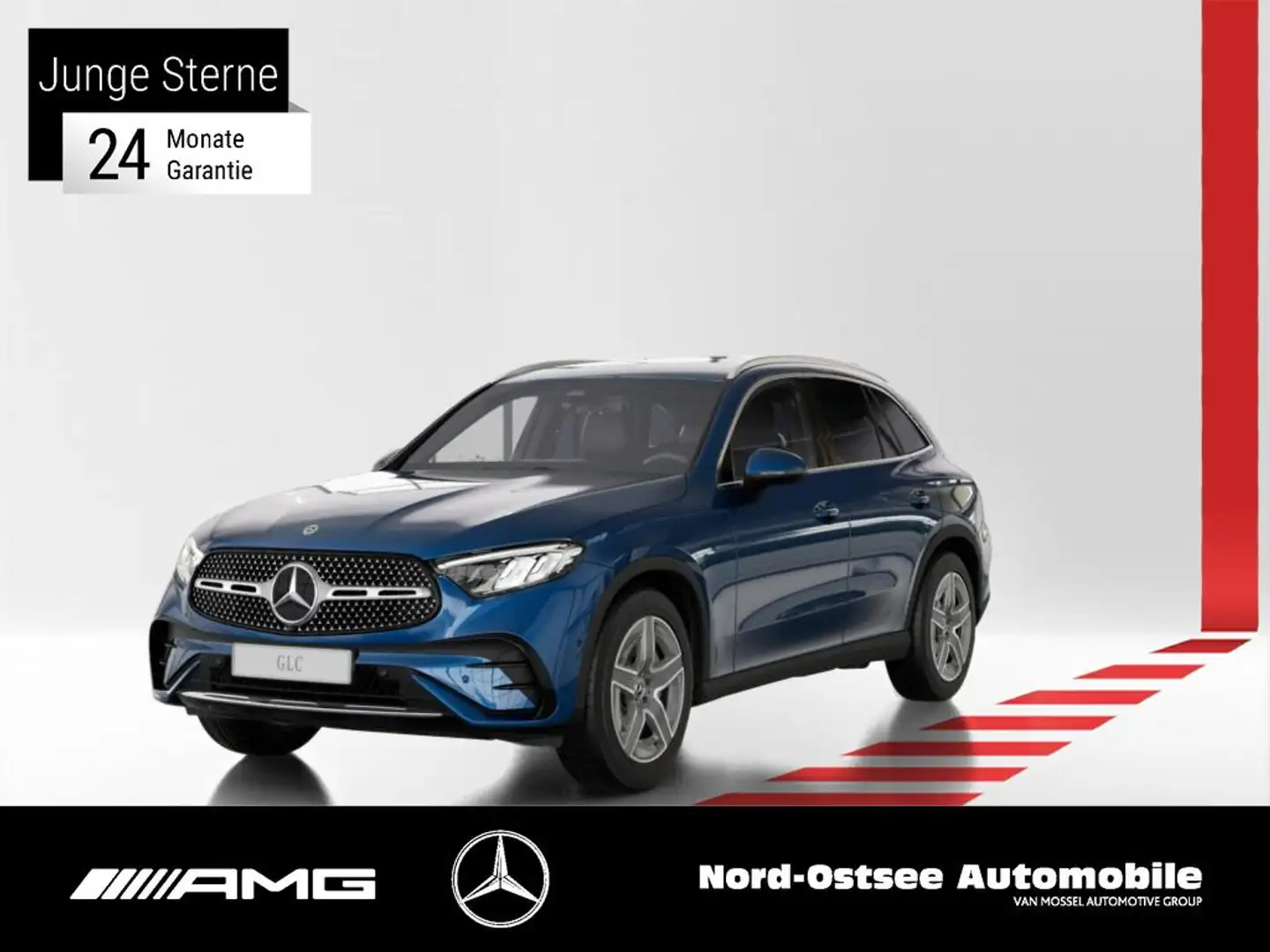 Mercedes-Benz GLC 300 d 4M AMG MBUX SHZ TOTWINKEL LED Blau - 1