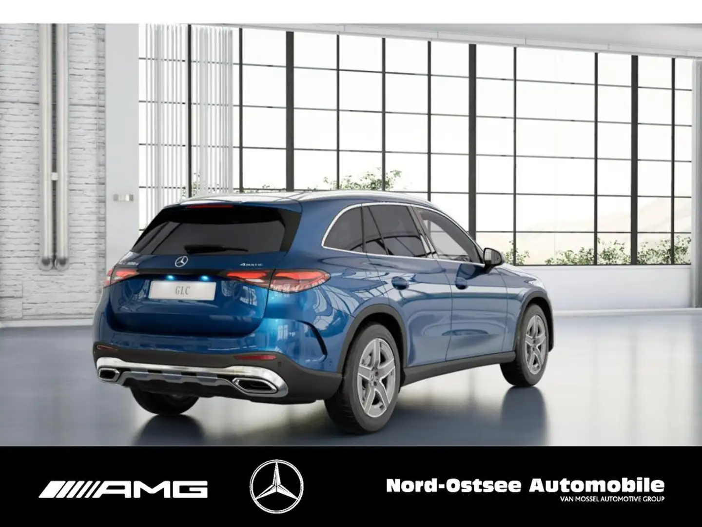 Mercedes-Benz GLC 300 d 4M AMG MBUX SHZ TOTWINKEL LED Blau - 2