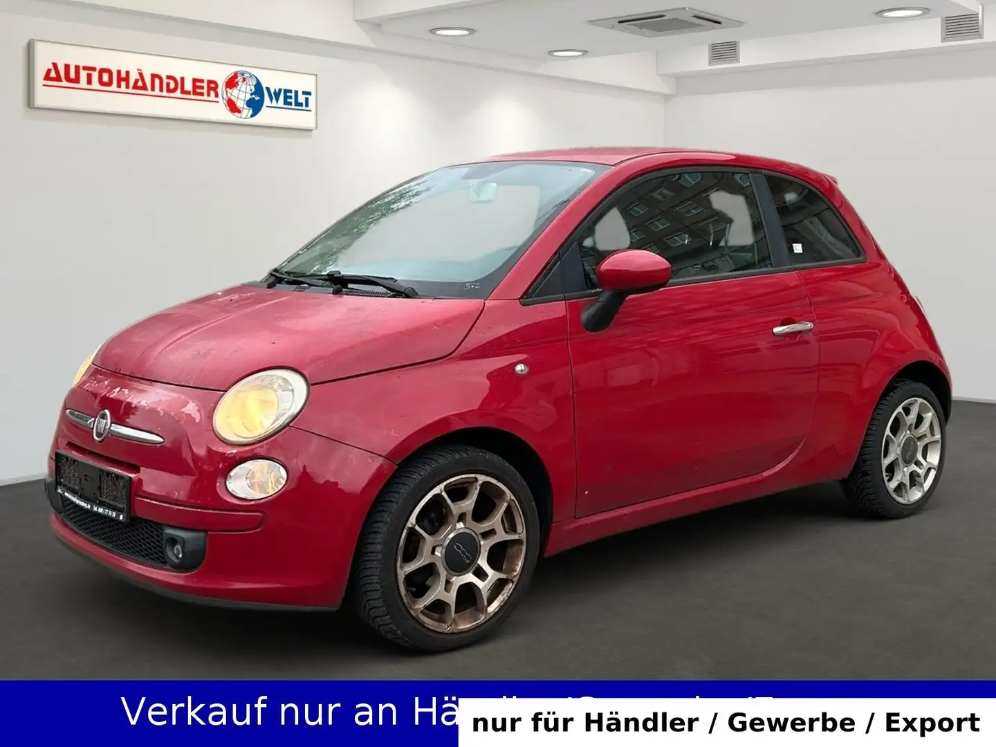 Fiat 500 Sport Klimaanlage T-Leder PDC Rot - 1