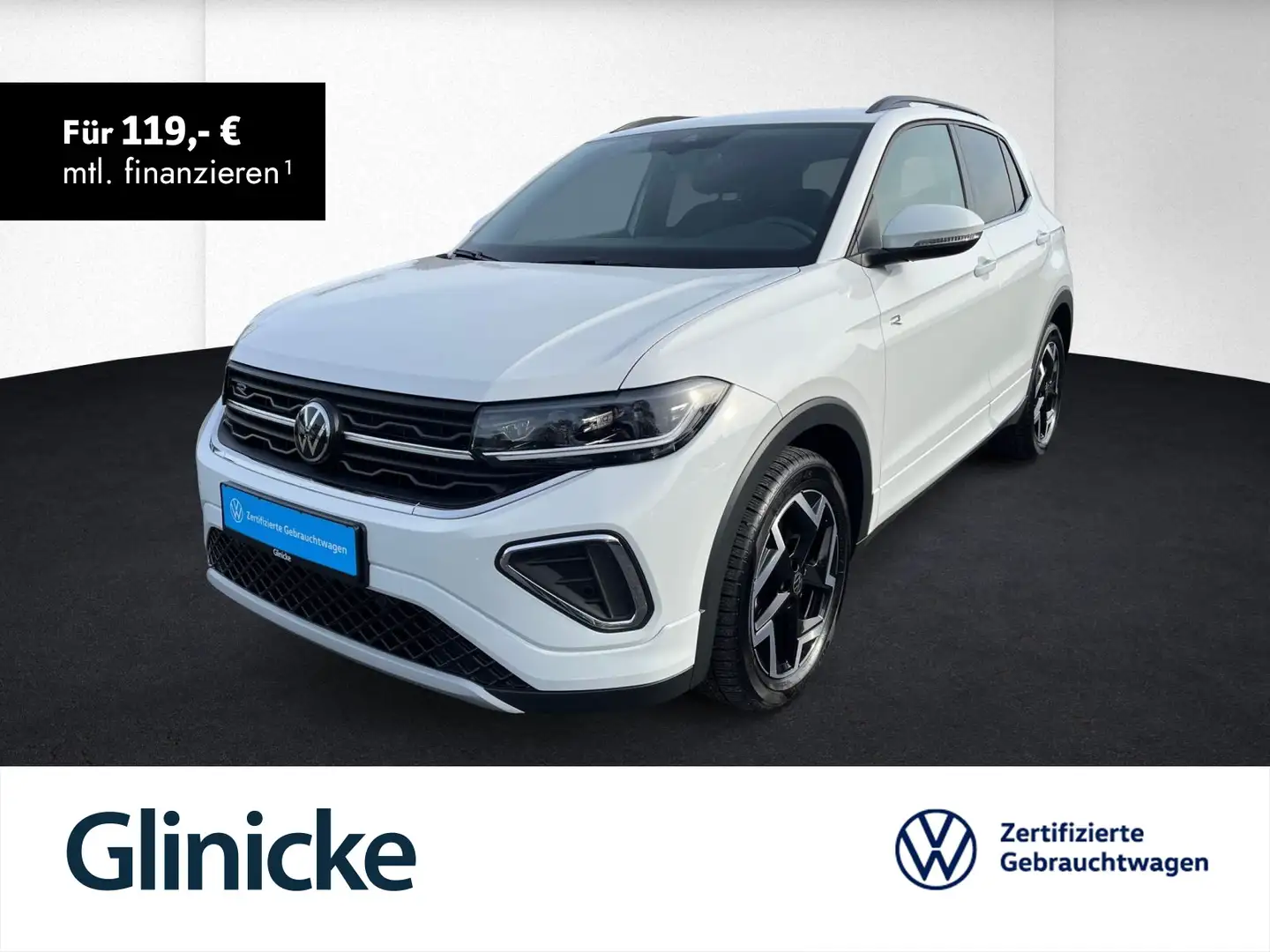 Volkswagen T-Cross R-Line 1.5 TSI DSG AHK+Martix+ACC+Rückfa Blanc - 1