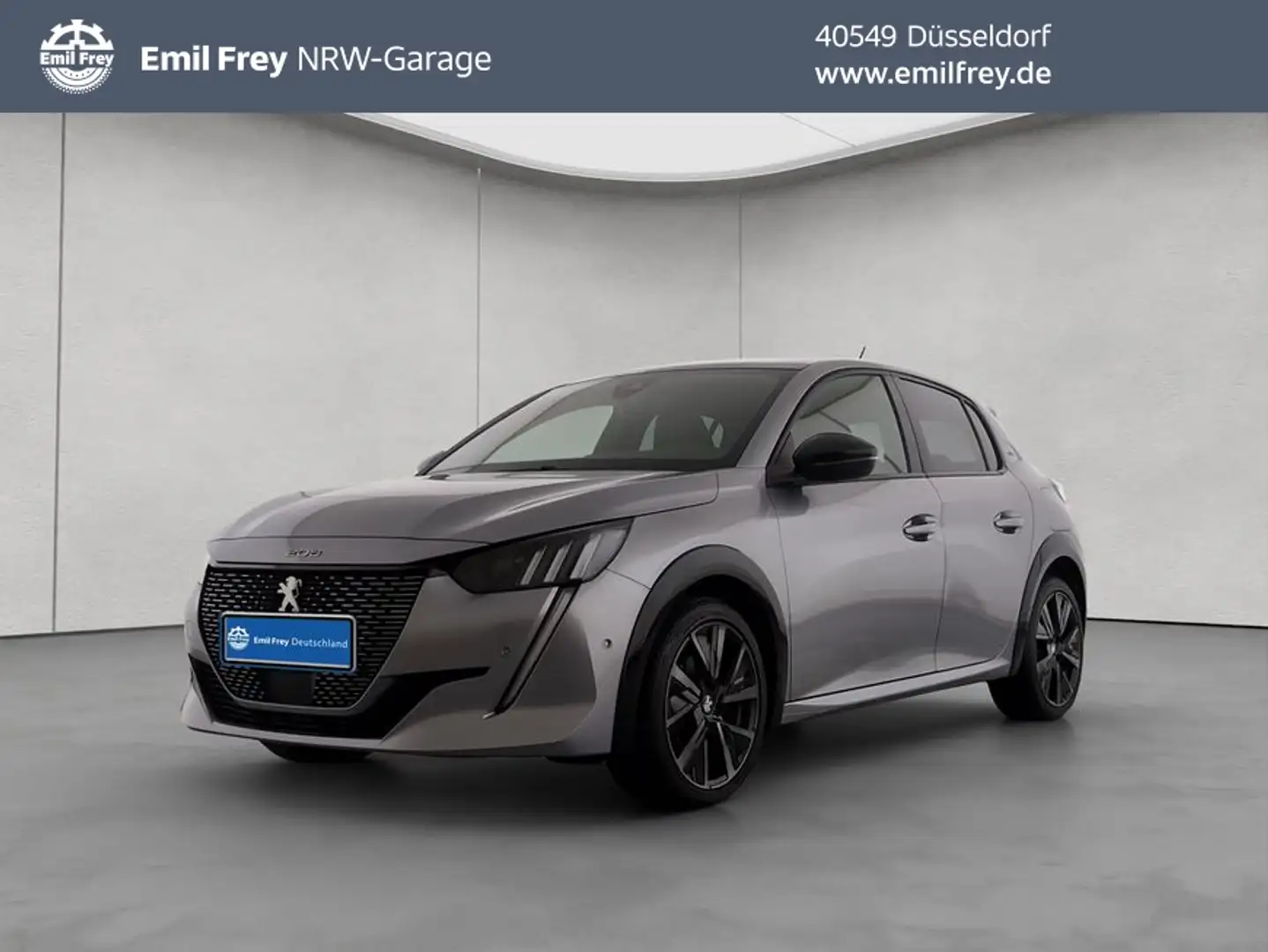 Peugeot 208 PureTech 100 EAT8 GT PANO+TOTW+NAVI+LED Argento - 1