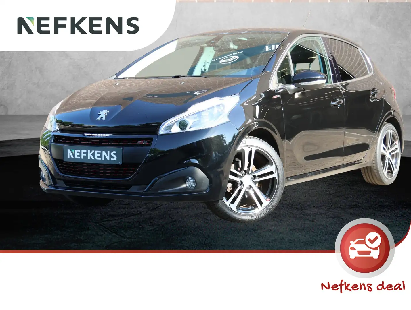 Peugeot 208 1.2 110pk GT-line | Panoramadak | Trekhaak | Achte Zwart - 1