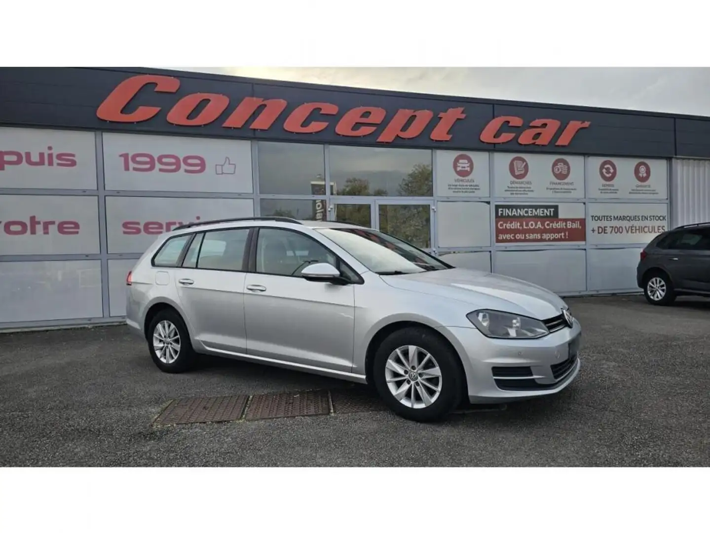 Volkswagen Trendline 1.6 TDI 105cv + RADAR AV ET AR Argent - 1