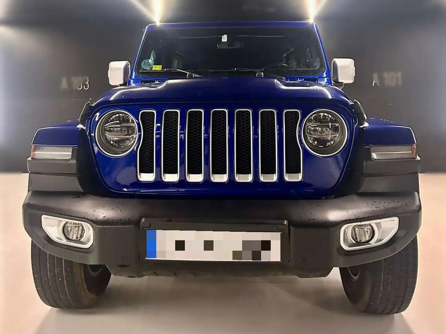 Jeep Wrangler 4p 2.2 CRD Sahara 8ATX E6D Azul - 1