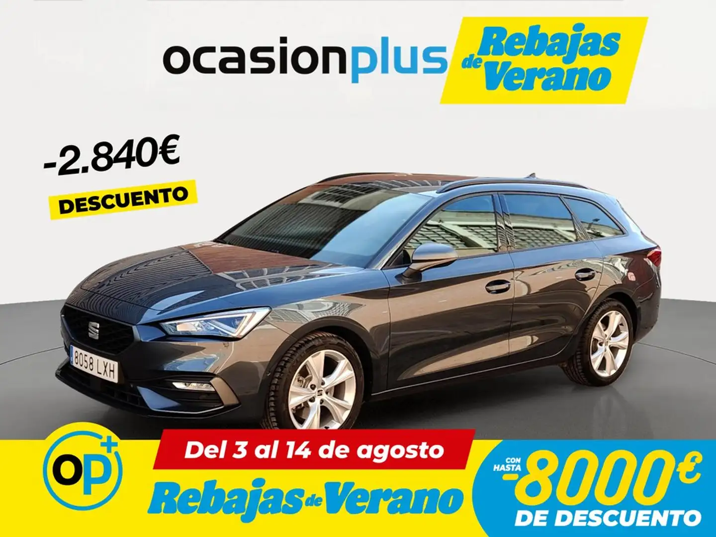 SEAT Leon ST 1.5 TSI S&S FR 150 Gris - 1