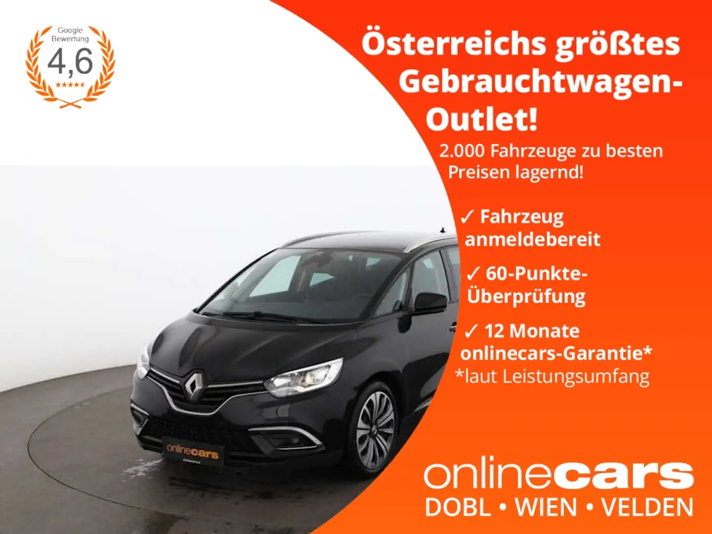 Renault Scenic IV 1.3 TCe 140 Grand Business 7-SITZER AHK Schwarz - 1