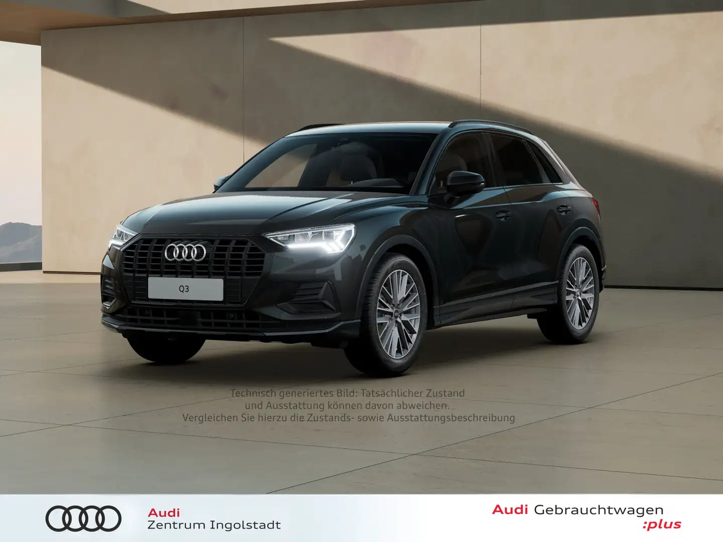 Audi Q3 35 TDI LED AHK ACC NAVI Optik-schw. advanced Noir - 1