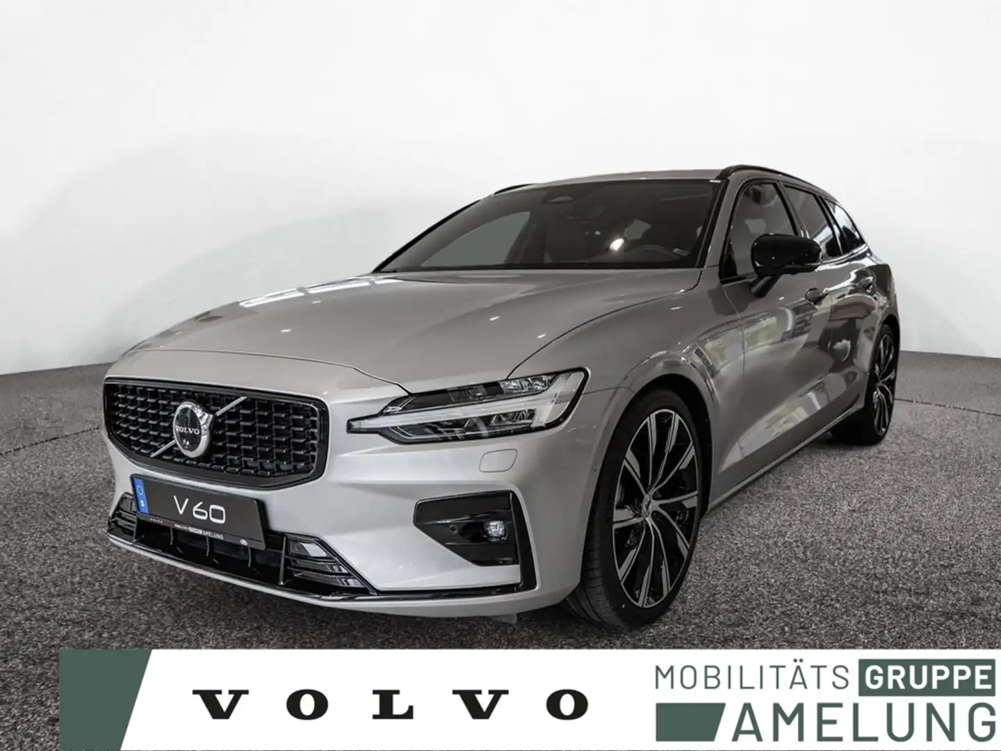 Volvo V60 B4 D Ultimate Dark NAVI LED HUD 360° PANO Plateado - 1
