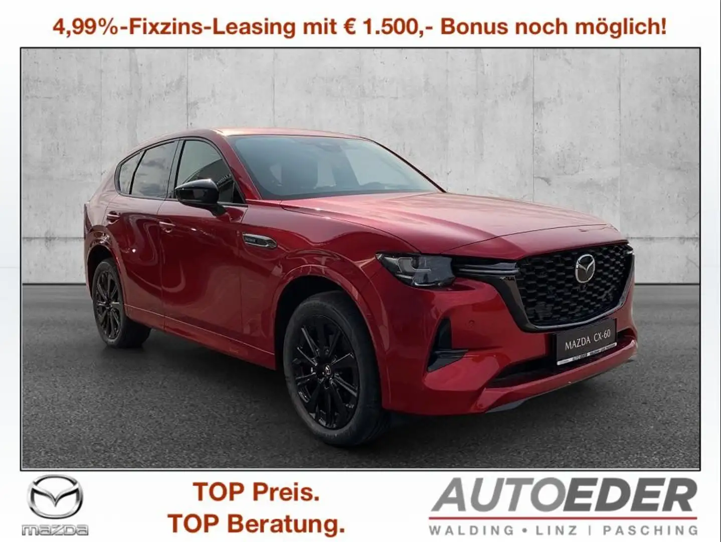 Mazda CX-60 3.3L e-SKYACTIV D AWD HOMURA PLUS Aut. Rot - 1