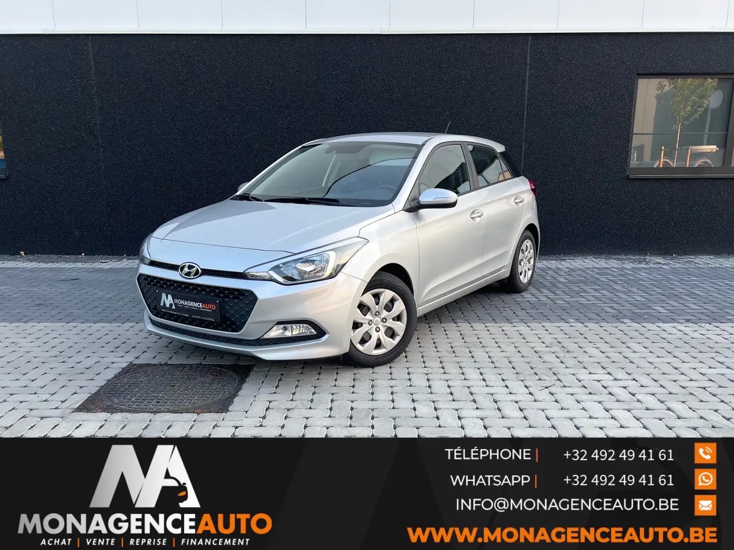Hyundai i20 -  Premier proprietaire Gris - 1