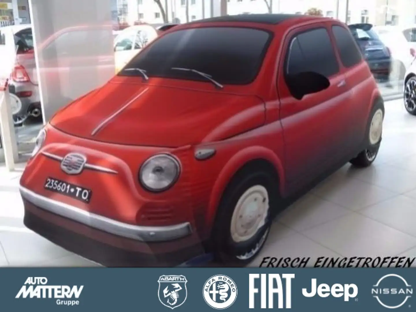 Fiat 500 Lounge Klima|CarPlay|PDC|Allwetter|LM Felgen Schwarz - 1