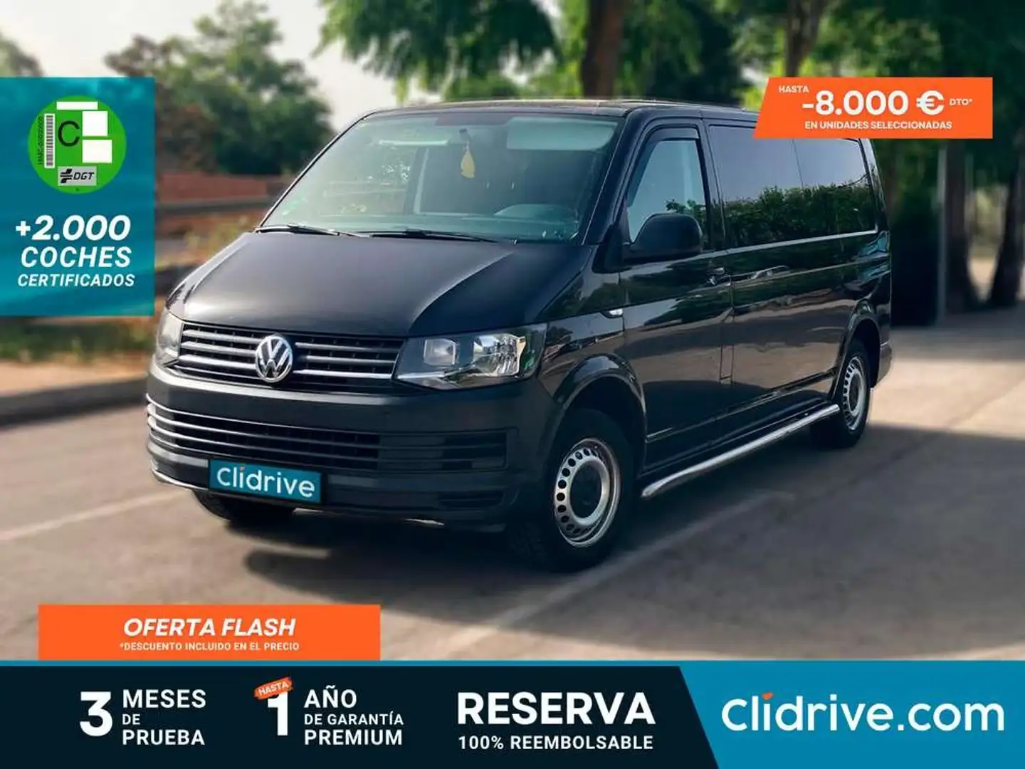 Volkswagen Transporter Kombi PRO Corto TN 2.0 TDI BMT 84CV Noir - 1