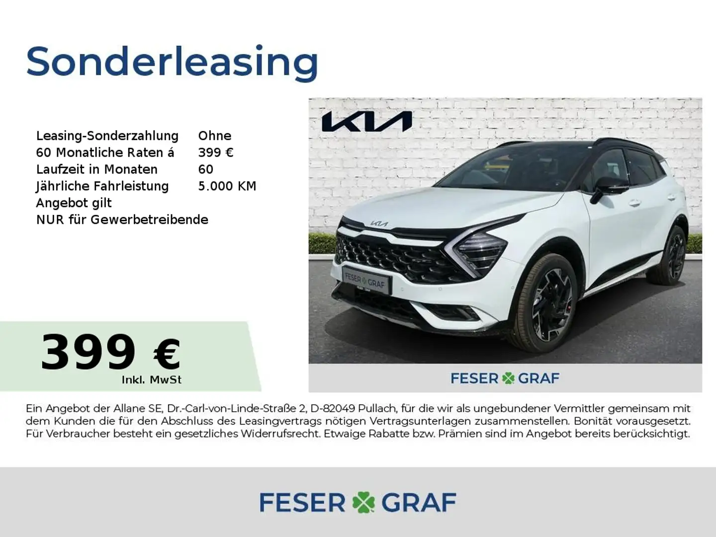 Kia Sportage 1.6T PHEV GT Line SD GD DRIVE SOUND Weiß - 1