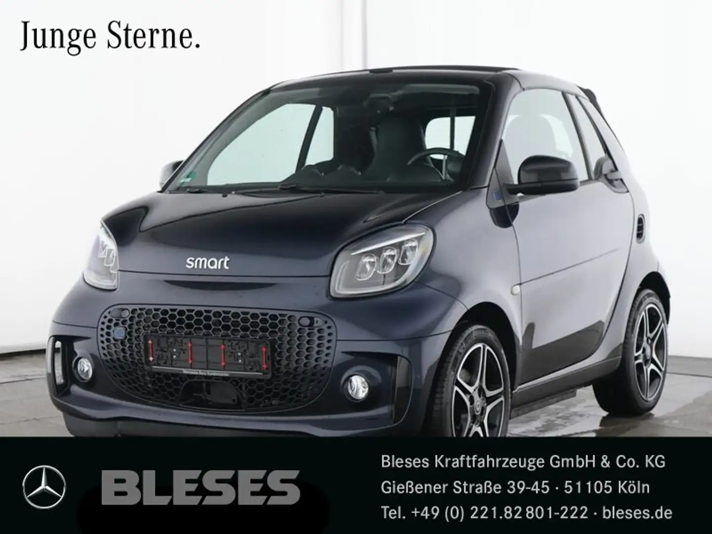 smart forTwo smart EQ Cabrio Prime Exklusive Plus+22kW+Kamera Blau - 1
