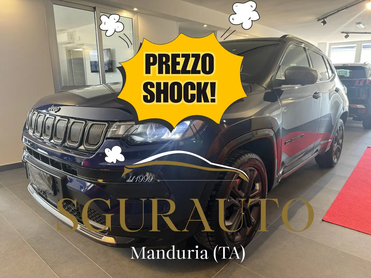Jeep Compass 1.6 MJT 130CV 80° ANNIVERSARIO 2021 Bleu - 1