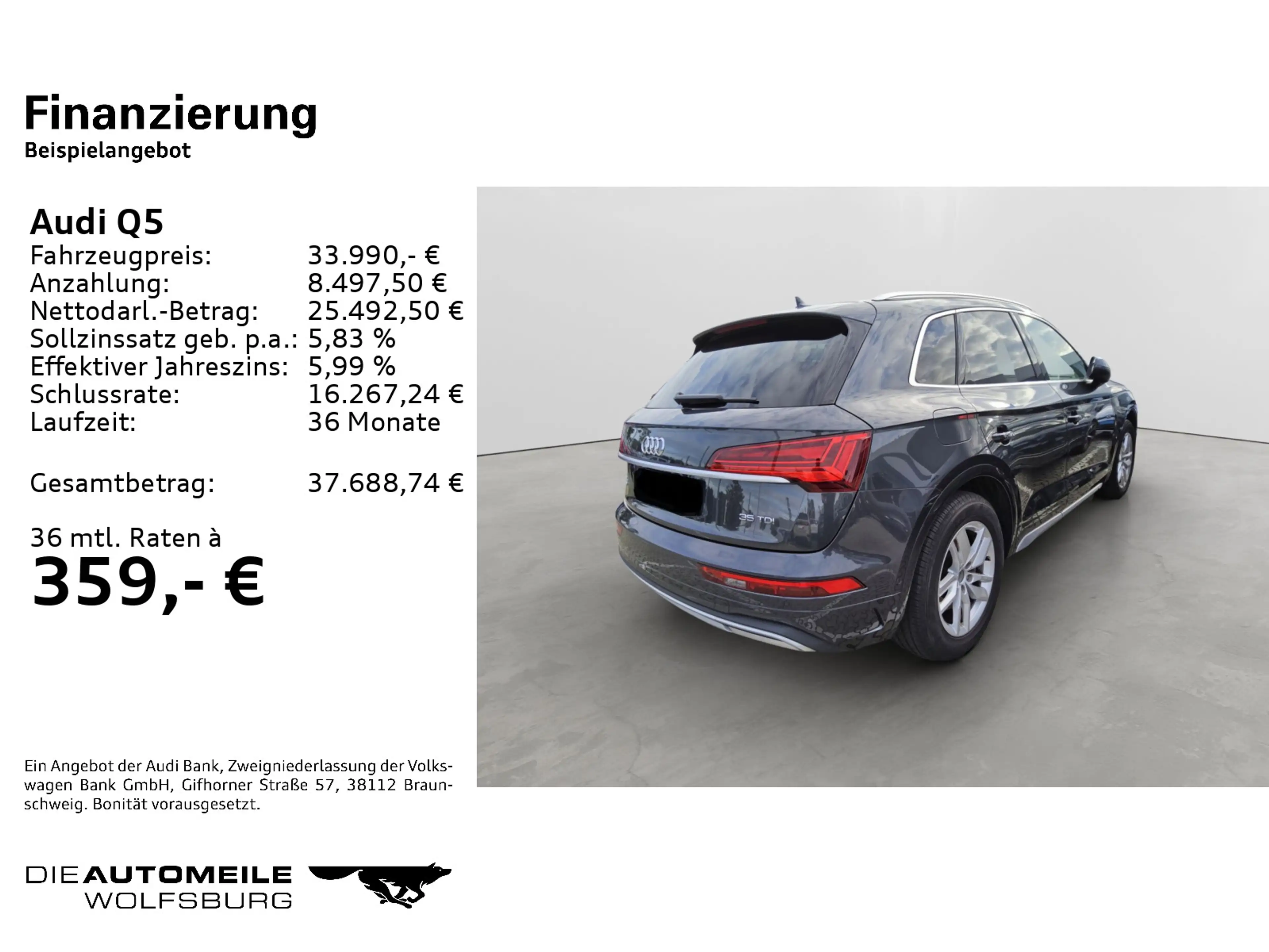 Audi Q5 35 TDI S-tronic advanced ACC/Einparkhi — photo 2