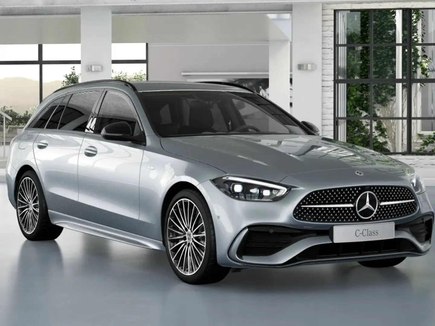 Mercedes-Benz C 300 C 300de 4MATIC Plug-in hyb. TRAVEL EDITION Silber - 1