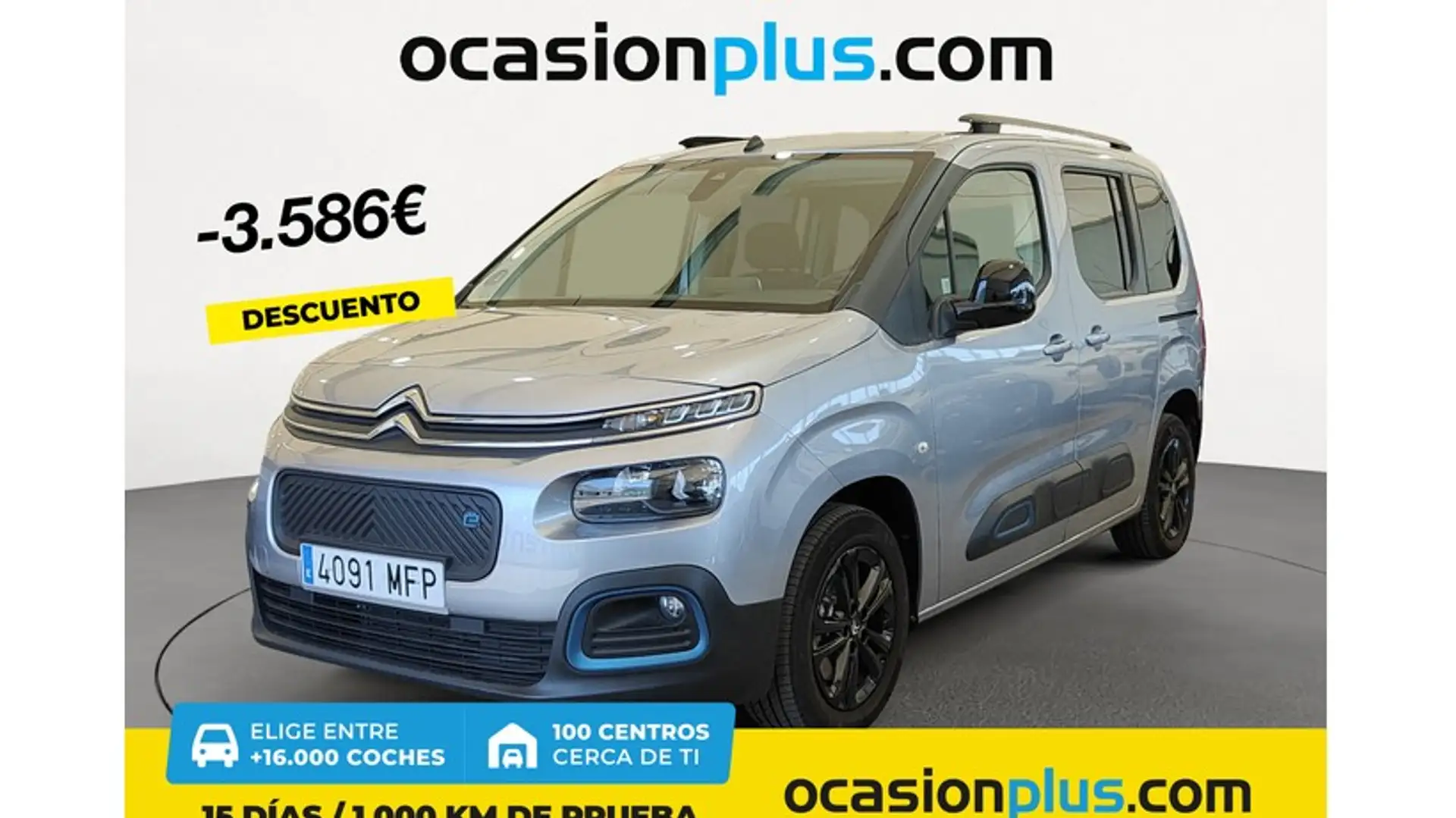 Citroen Berlingo ë-Berlingo 50kWh Talla M Shine Gris - 1