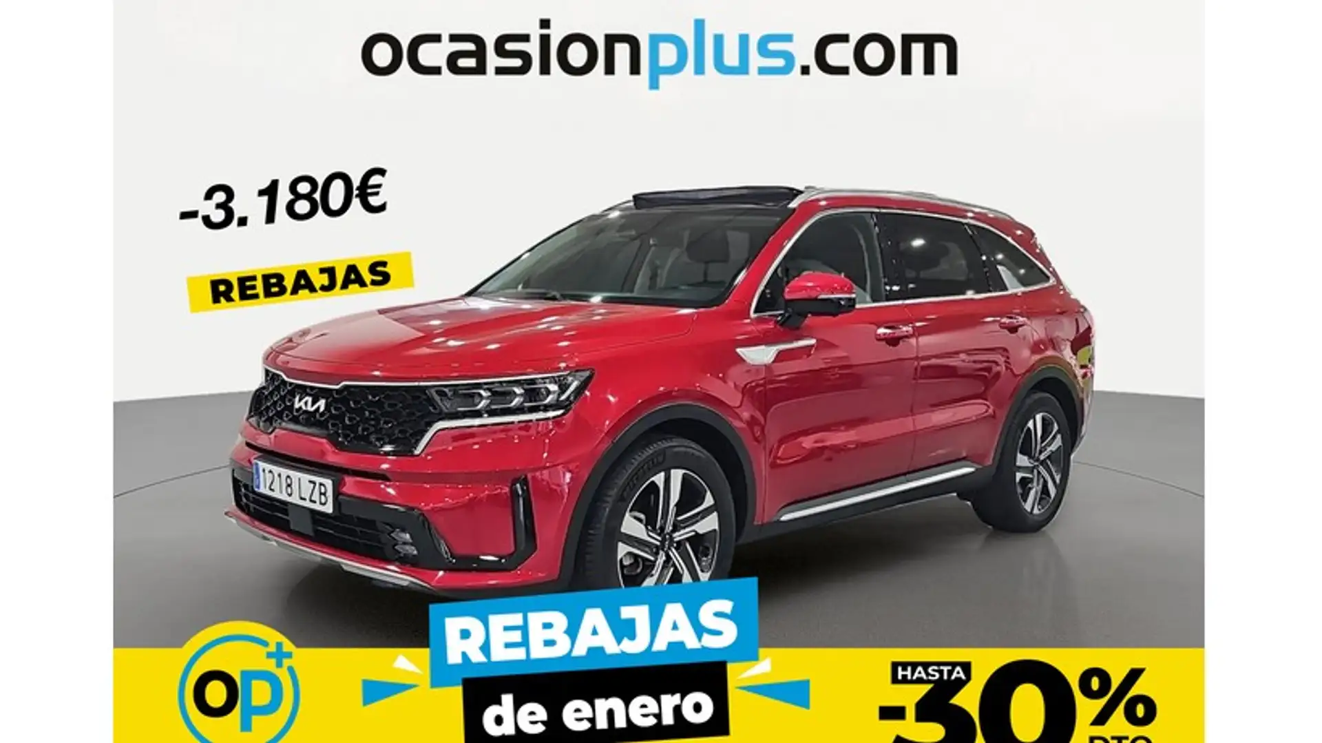 Kia Sorento 1.6 T-GDi HEV Emotion 4x2 Rouge - 1