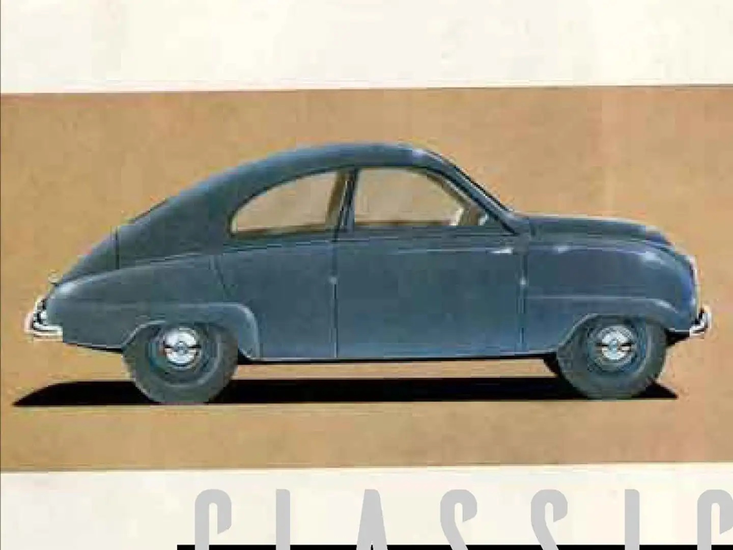 Saab 92 SAAB 92B DE LUXE 1953 GETEILTSCHEIBE & WINKER Gris - 2