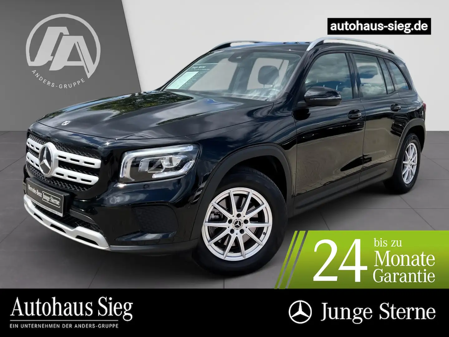 Mercedes-Benz GLB 200 d 4M MBUX+SHZ+LED+PDC+Kam+AHK+Apple+Temp Schwarz - 1