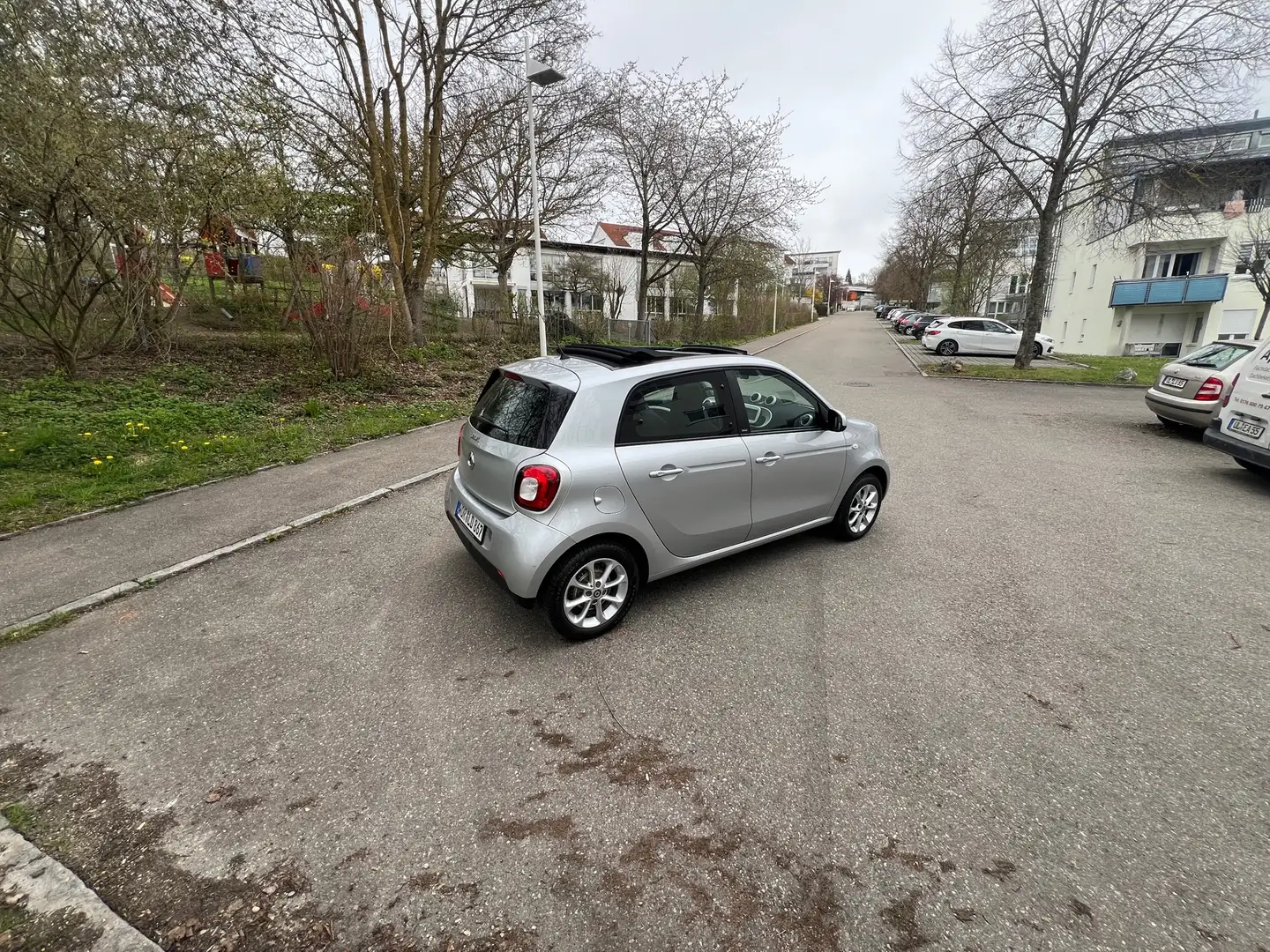 smart forFour passion Faltdach Silber - 2